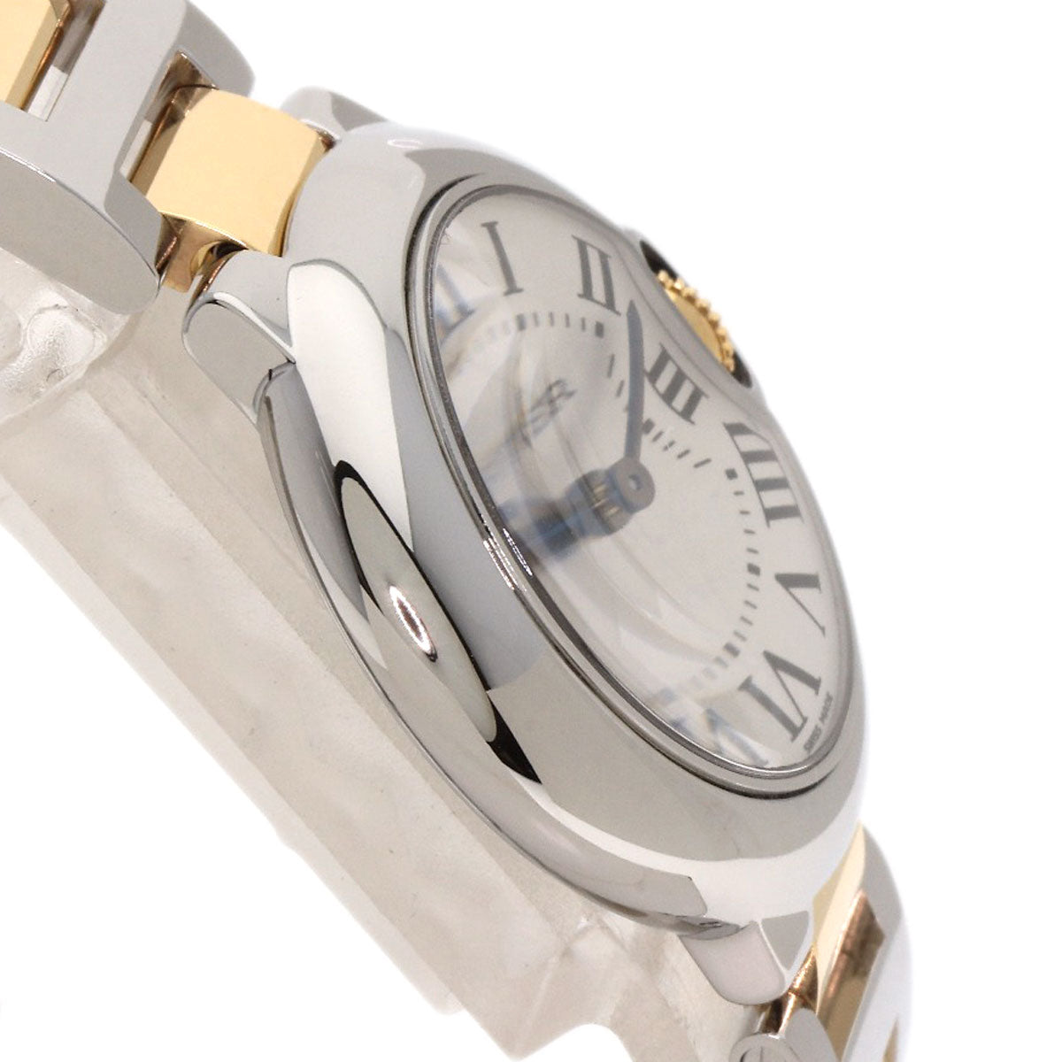 CARTIER Baron blue SM Watches W2BB0010 Stainless Steel/SSxK18YG Ladies