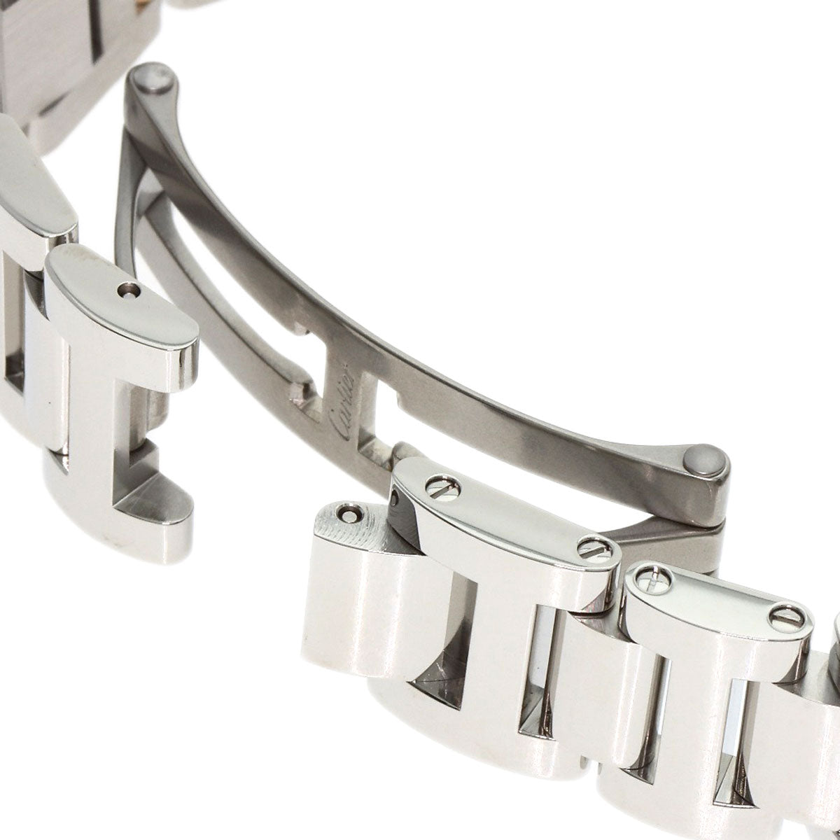 CARTIER Baron blue SM Watches W2BB0010 Stainless Steel/SSxK18YG Ladies