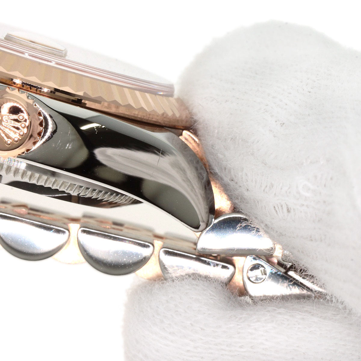 ROLEX Datejust 2P Diamond Gold Dust Watches 179171N2BR Stainless Steel/SSxK18PG Ladies