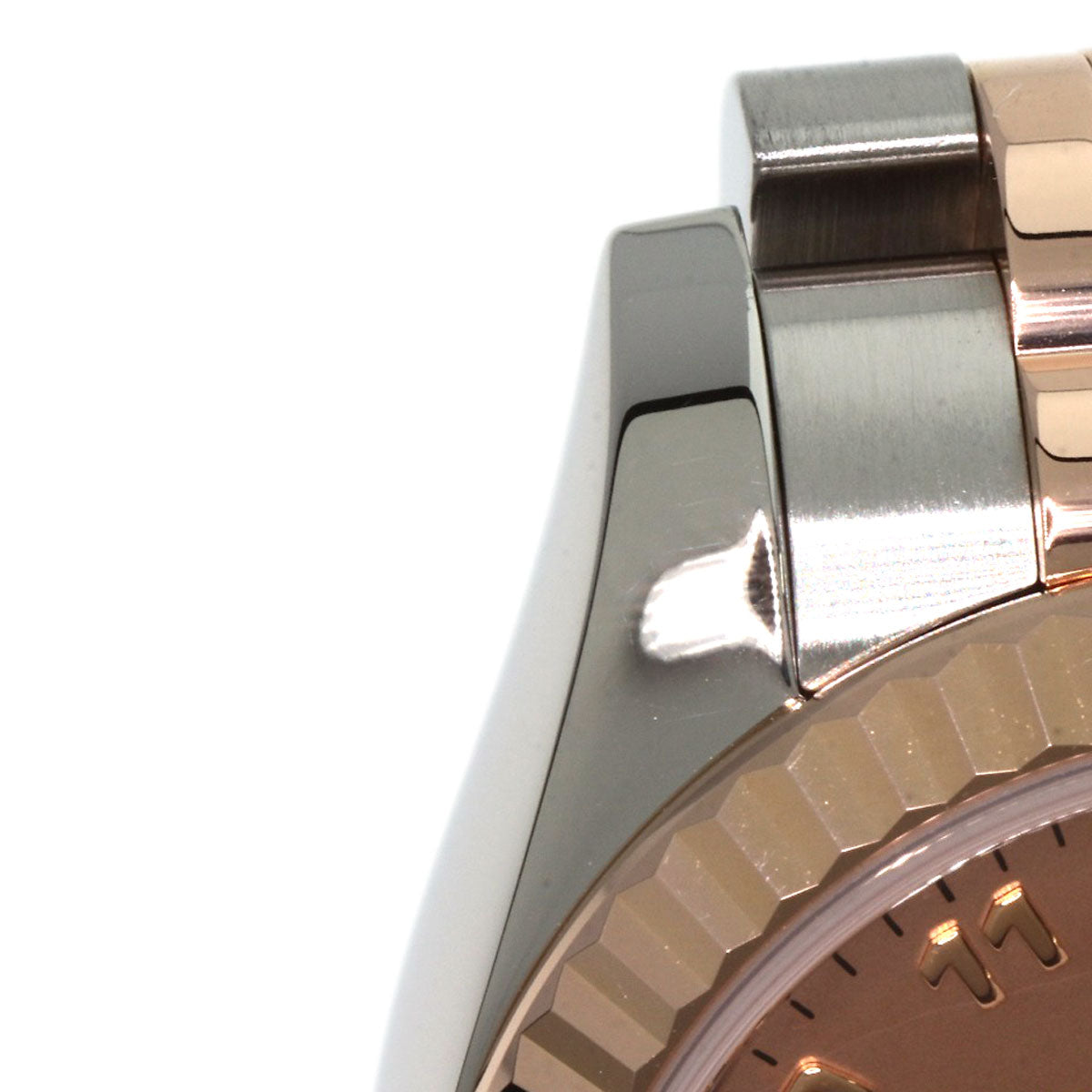 ROLEX Datejust 2P Diamond Gold Dust Watches 179171N2BR Stainless Steel/SSxK18PG Ladies