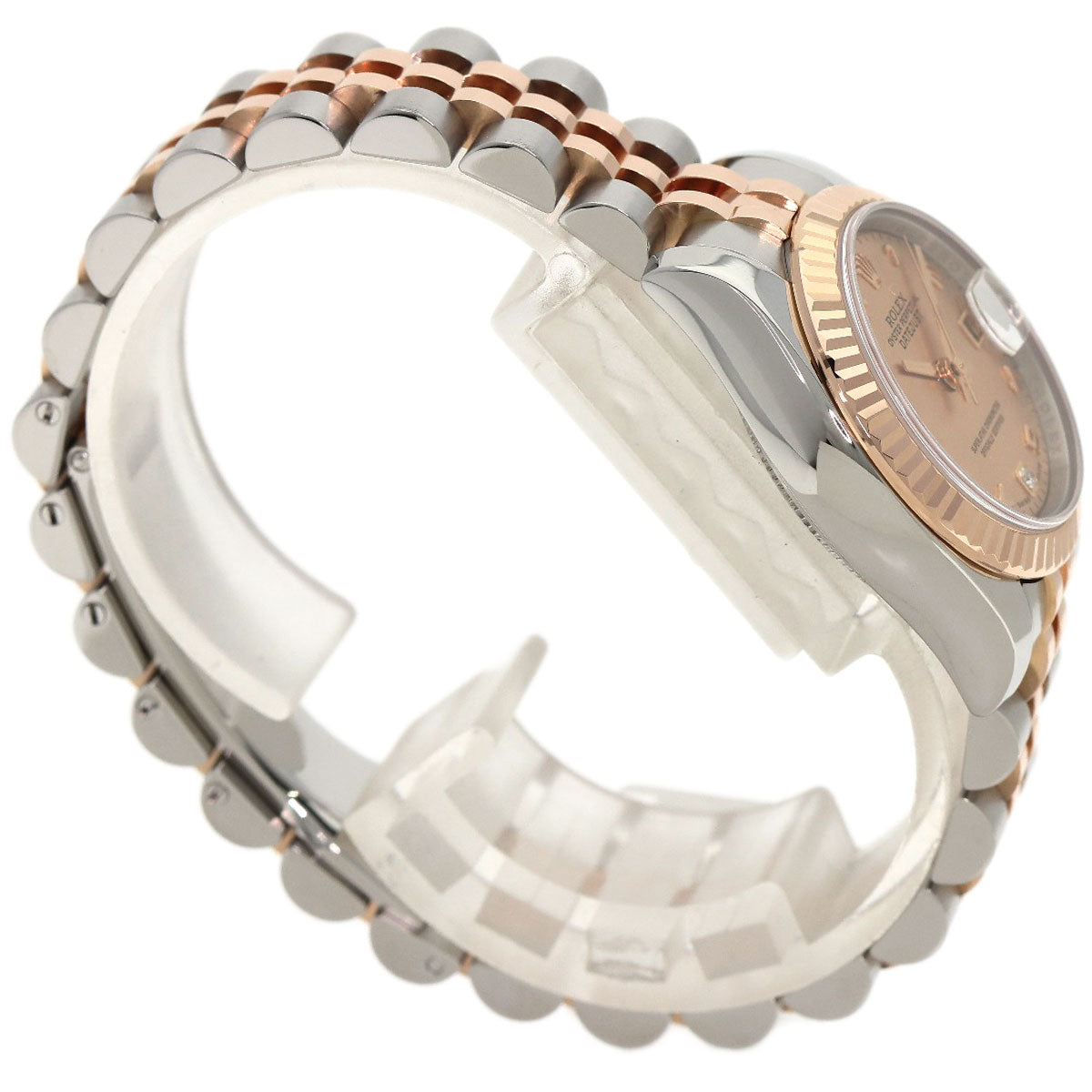 ROLEX Datejust 2P Diamond Gold Dust Watches 179171N2BR Stainless Steel/SSxK18PG Ladies