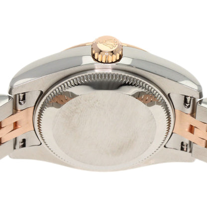 ROLEX Datejust 2P Diamond Gold Dust Watches 179171N2BR Stainless Steel/SSxK18PG Ladies