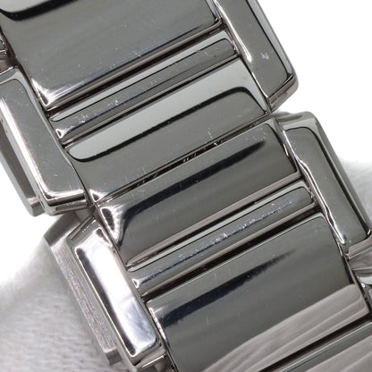 CARTIER Tank Francaise SM Diamond Watches WE1019S3 K18 White Gold/K18 White Gold Ladies