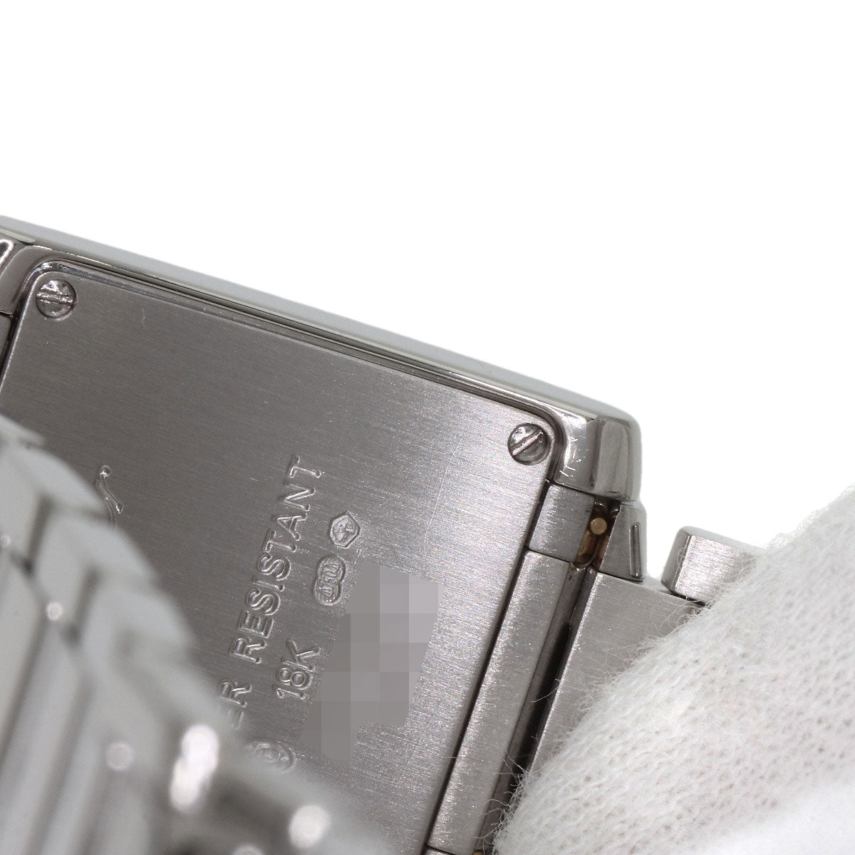 CARTIER Tank Francaise SM Diamond Watches WE1019S3 K18 White Gold/K18 White Gold Ladies