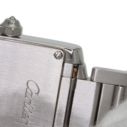 CARTIER Tank Francaise SM Diamond Watches WE1019S3 K18 White Gold/K18 White Gold Ladies