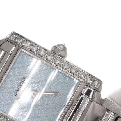CARTIER Tank Francaise SM Diamond Watches WE1019S3 K18 White Gold/K18 White Gold Ladies
