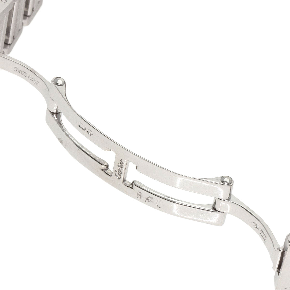 CARTIER Tank Francaise SM Diamond Watches WE1019S3 K18 White Gold/K18 White Gold Ladies