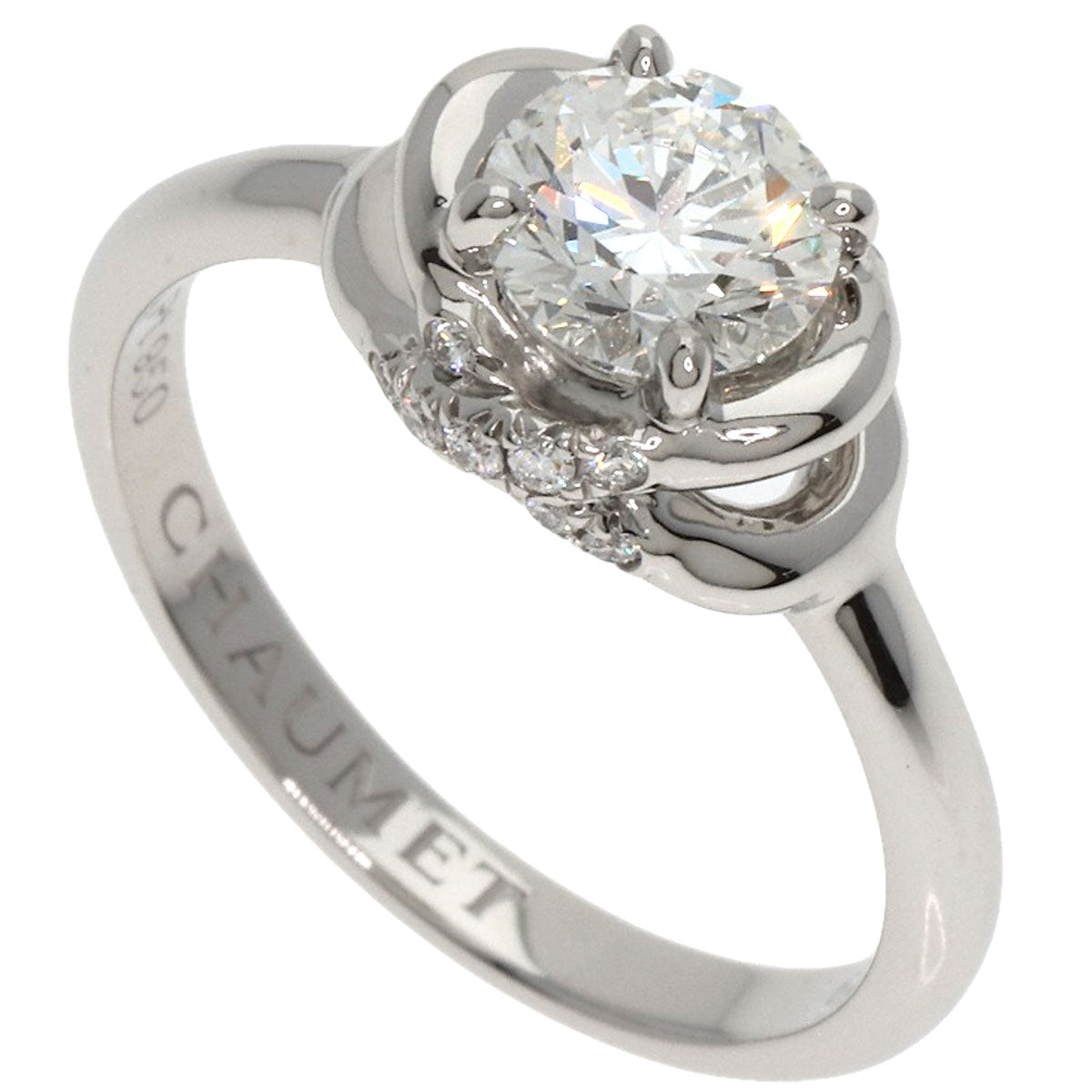 ショーメ リアン ダムール ダイヤモンド リング・指輪 プラチナPT950 レディース 【中古】【Chaumet】