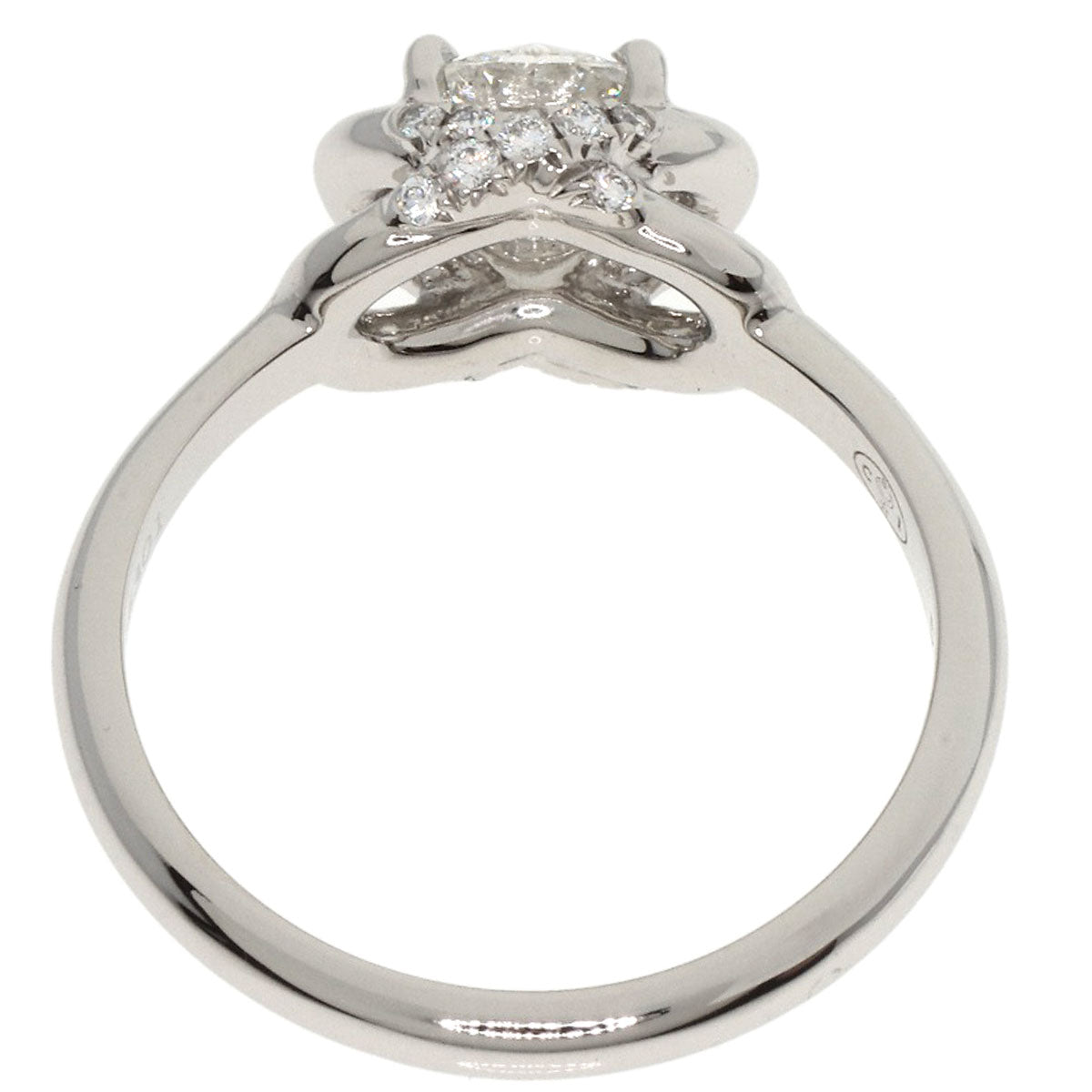 ショーメ リアン ダムール ダイヤモンド リング・指輪 プラチナPT950 レディース 【中古】【Chaumet】