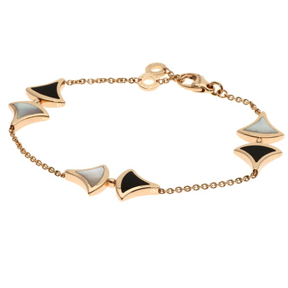 BVLGARI   Diva Dream Onyx Shell ML Bracelet  K18 Pink Gold Ladies  [’†ŒÃ]