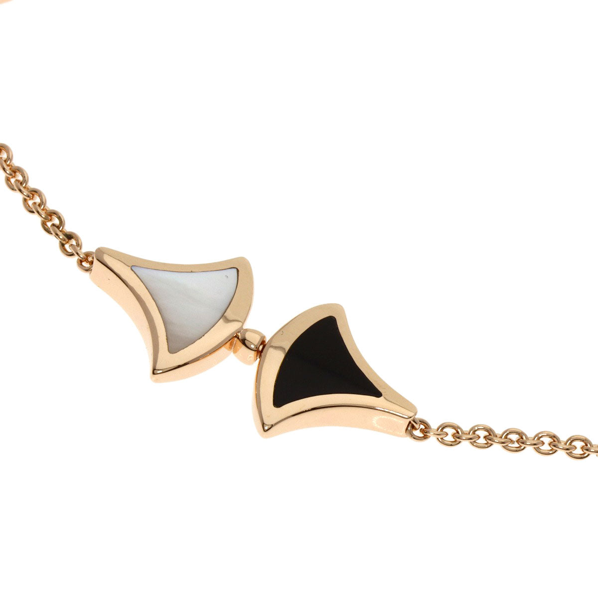 BVLGARI   Diva Dream Onyx Shell ML Bracelet  K18 Pink Gold Ladies  [’†ŒÃ]