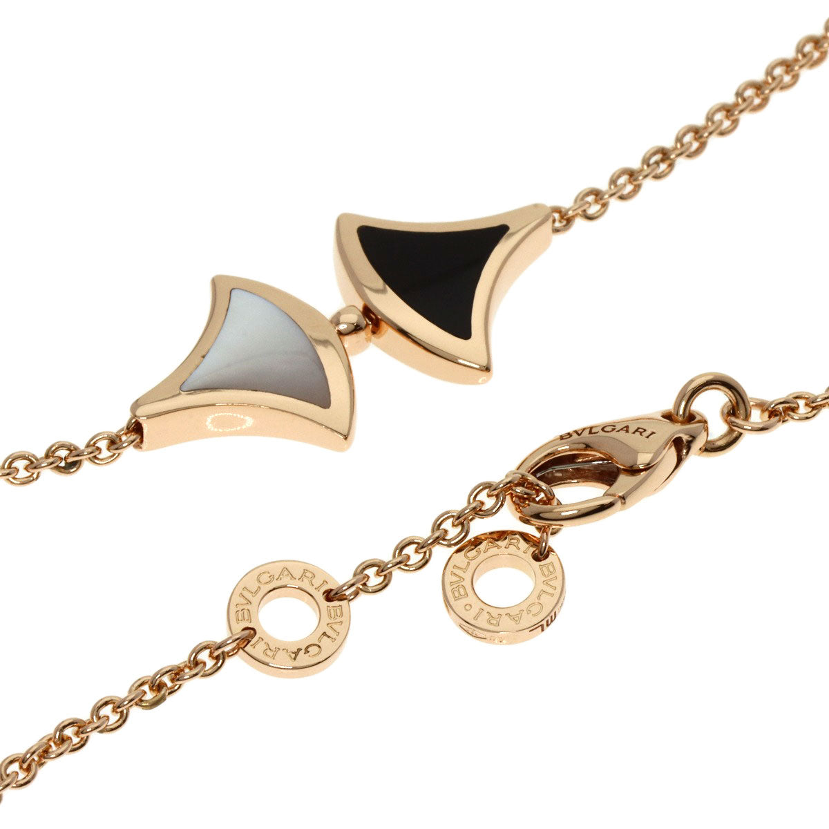 BVLGARI   Diva Dream Onyx Shell ML Bracelet  K18 Pink Gold Ladies  [’†ŒÃ]