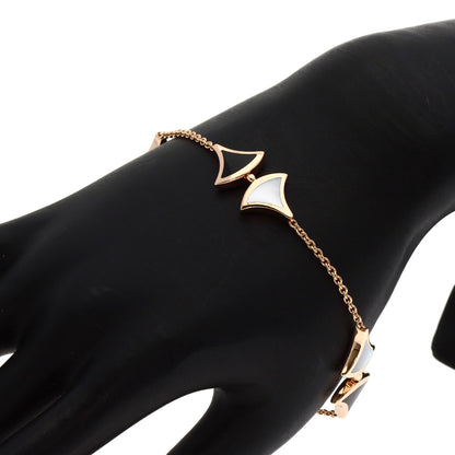 BVLGARI   Diva Dream Onyx Shell ML Bracelet  K18 Pink Gold Ladies  [’†ŒÃ]