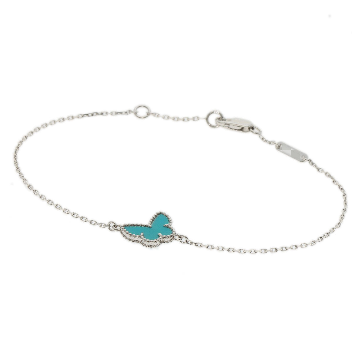 Van Cleef & Arpels   Bracelet Sweet Alhambra Papillon Turquoise K18 White Gold Ladies