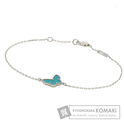 Van Cleef & Arpels   Bracelet Sweet Alhambra Papillon Turquoise K18 White Gold Ladies