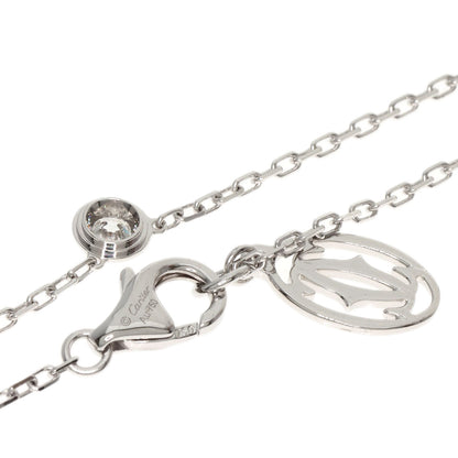 CARTIER Diaman Léger SM Diamond Necklace K18 White Gold Ladies [Used]