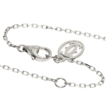 CARTIER Diaman Léger SM Diamond Necklace K18 White Gold Ladies [Used]