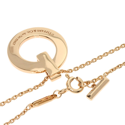 TIFFANY&Co. T One Circle Pink Sapphire Necklace K18 Pink Gold Ladies [Used]