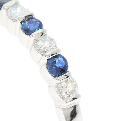 TIFFANY&Co. Diamond Sapphire Ring Platinum PT950 Ladies [Used]