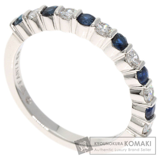 TIFFANY&Co. Diamond Sapphire Ring Platinum PT950 Ladies [Used]