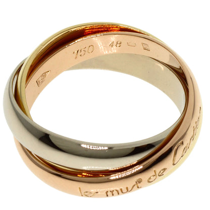 CARTIER   Trinity #48 Ring  K18 Yellow Gold K18 White GoldLadies [Used]