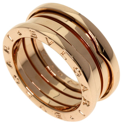 BVLGARI B.zero1 3 Band #53 Ring K18 Pink Gold Ladies [Used]