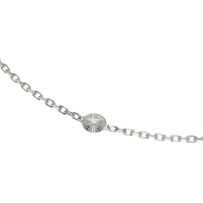 CARTIER Diamant Léger SM Diamond Bracelet K18 White Gold Ladies [Used]