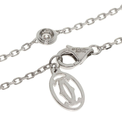CARTIER Diamant Léger SM Diamond Bracelet K18 White Gold Ladies [Used]