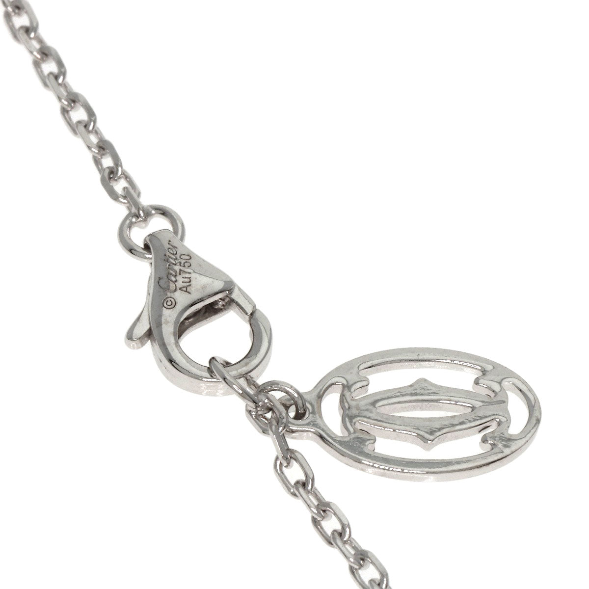CARTIER Diamant Léger SM Diamond Bracelet K18 White Gold Ladies [Used]