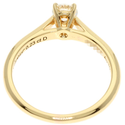 CARTIER Diamond #46 Ring K18 Yellow Gold Ladies [Used]