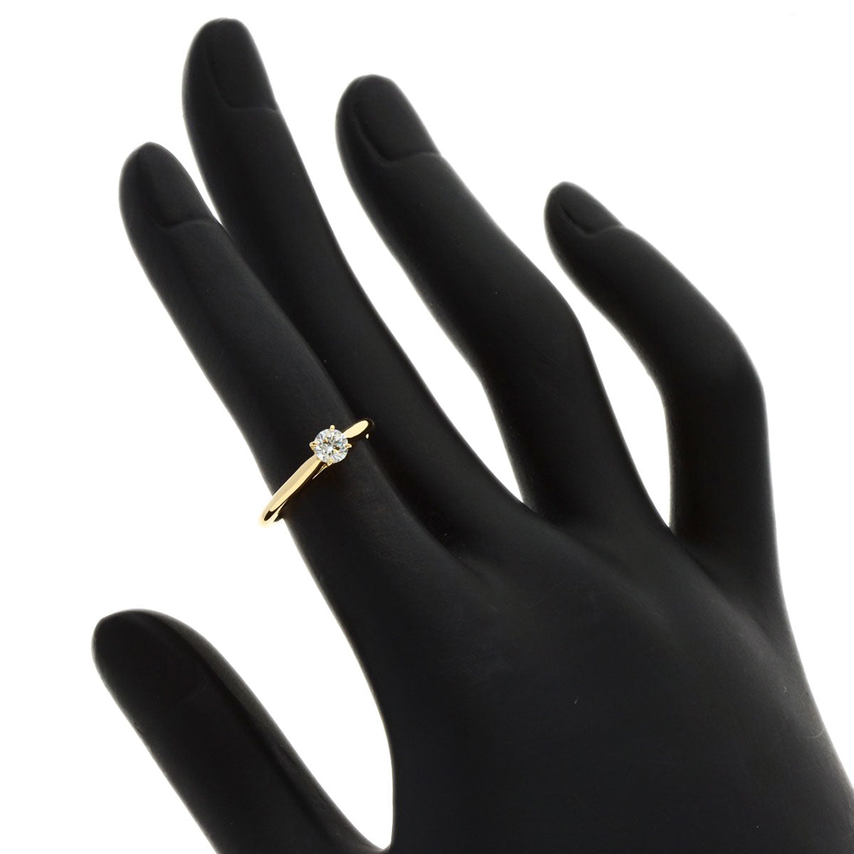 CARTIER Diamond #46 Ring K18 Yellow Gold Ladies [Used]