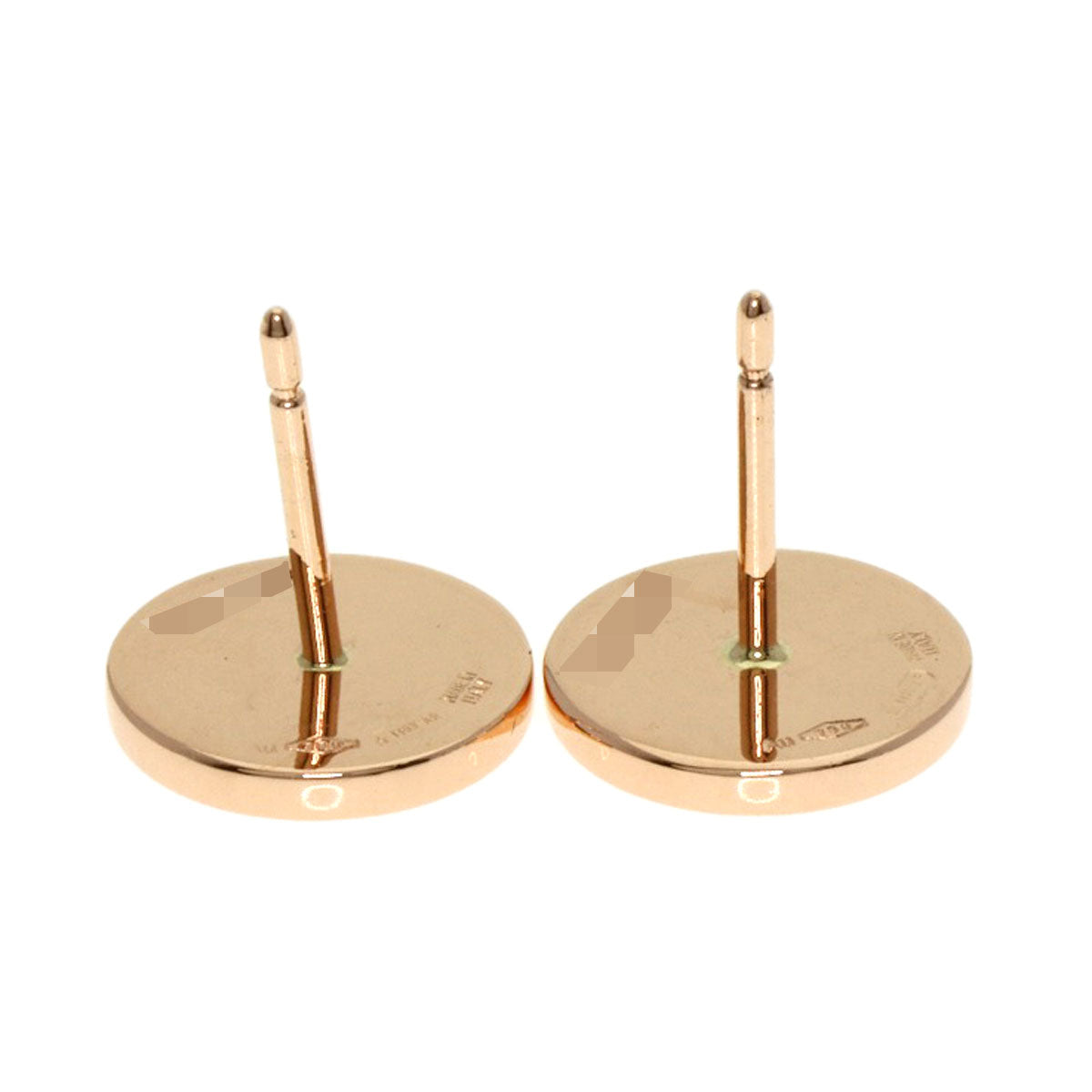 BVLGARI BVLGARI BVLGARI Shell earring K18 Pink Gold K18 White GoldLadies [Used]