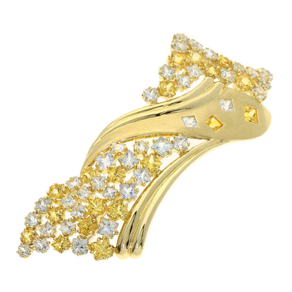 Jeunet sapphire Brooch K18 Yellow Gold Ladies [Used]