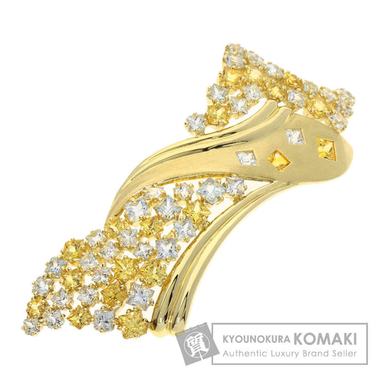 Jeunet sapphire Brooch K18 Yellow Gold Ladies [Used]