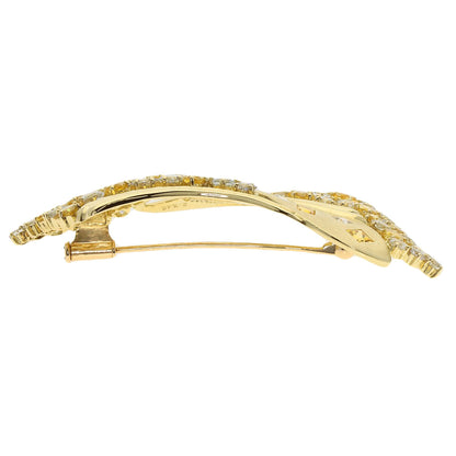 Jeunet sapphire Brooch K18 Yellow Gold Ladies [Used]