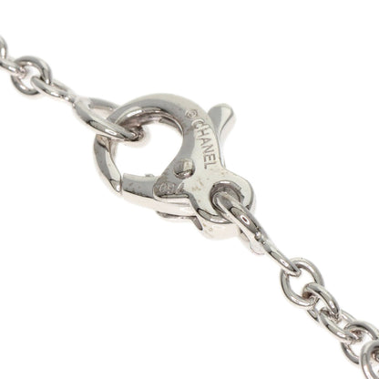 CHANEL Pink Sapphire Diamond Necklace K18 White Gold Ladies [Used]