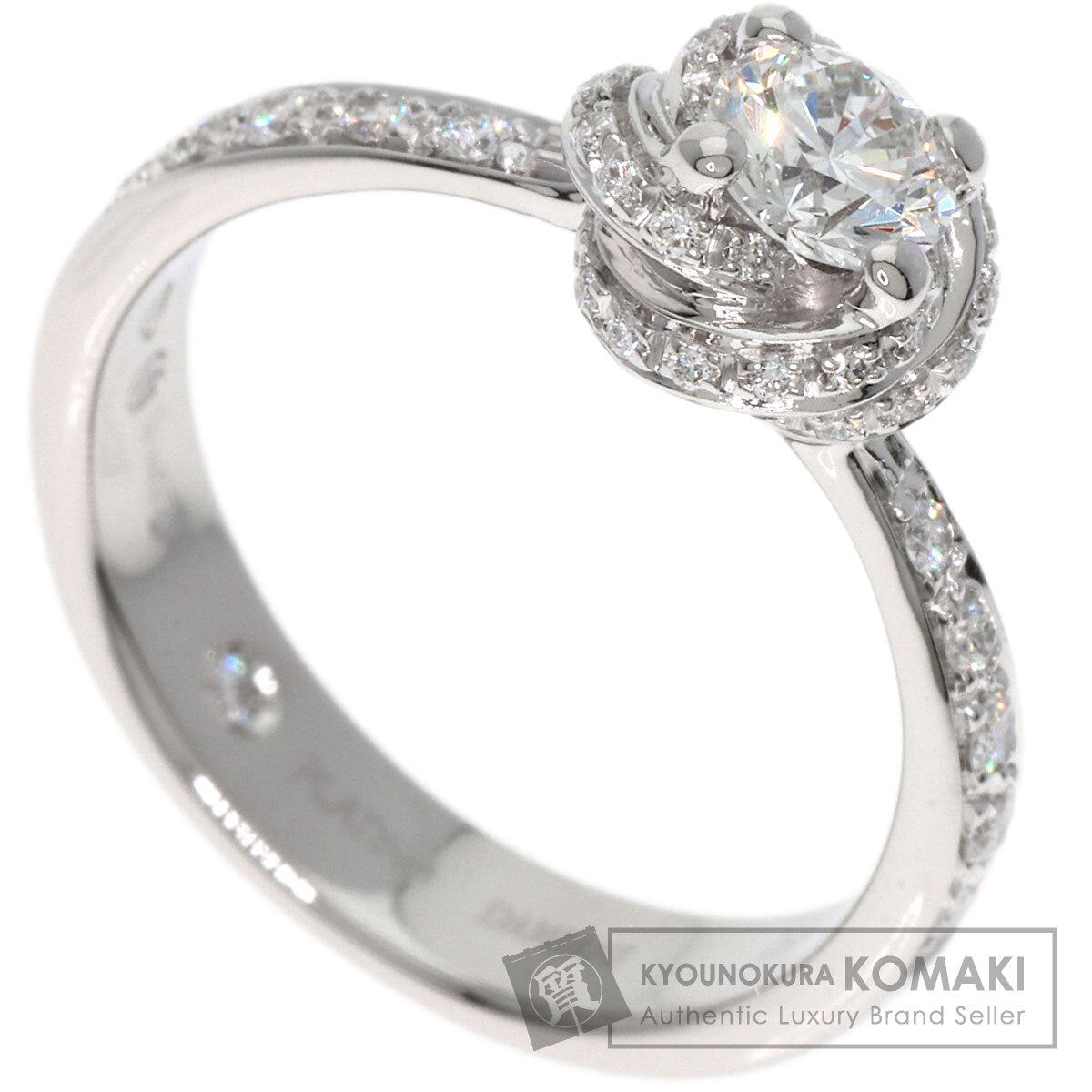 Damiani Pocciolo Diamond G-VVS2-EX Ring Platinum PT950 Ladies [Used]