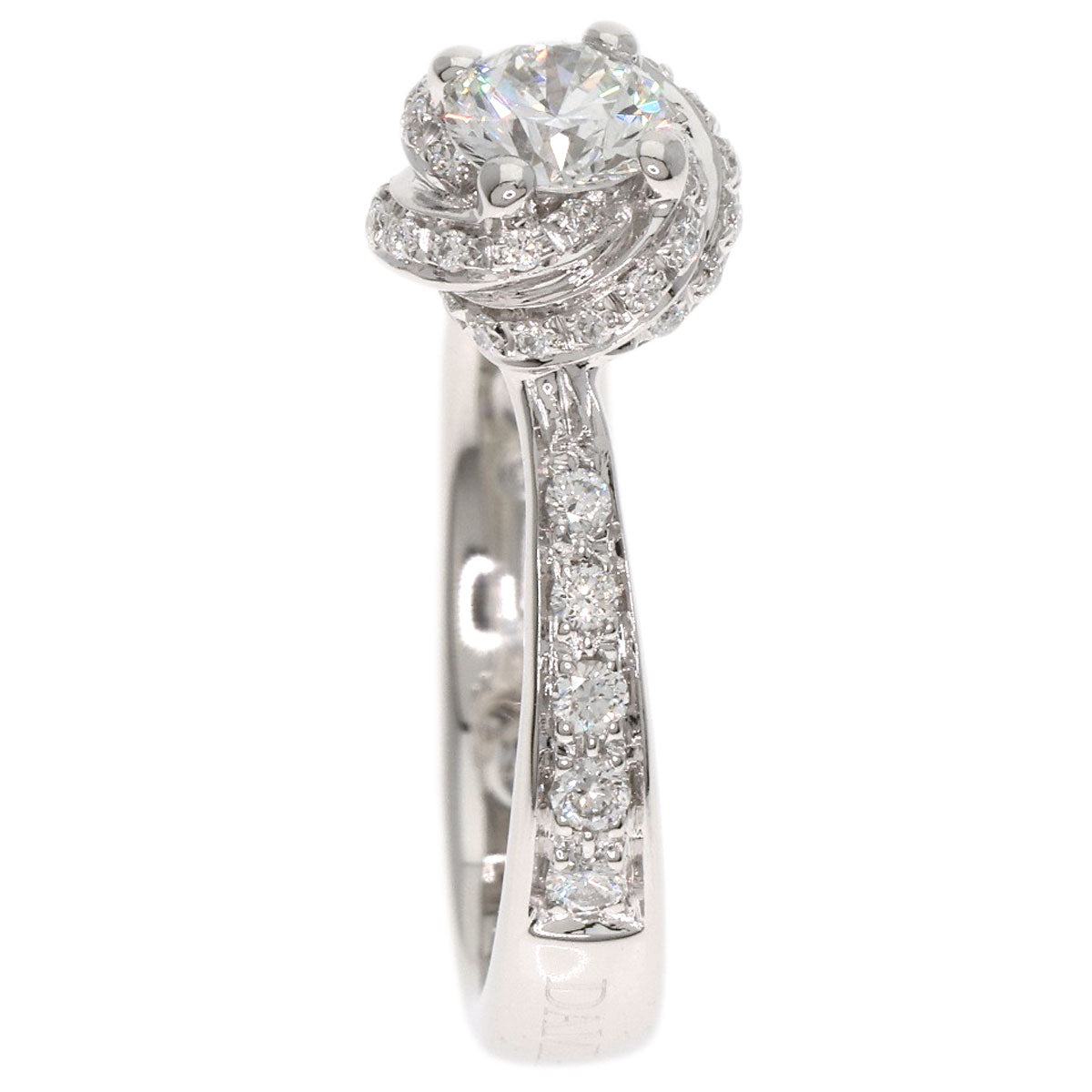 Damiani Pocciolo Diamond G-VVS2-EX Ring Platinum PT950 Ladies [Used]