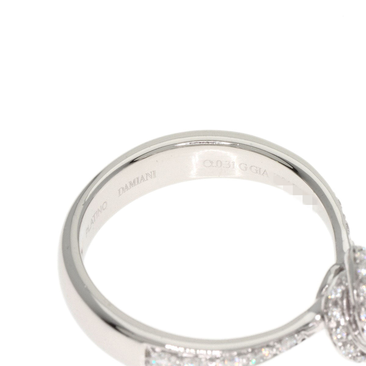 Damiani Pocciolo Diamond G-VVS2-EX Ring Platinum PT950 Ladies [Used]