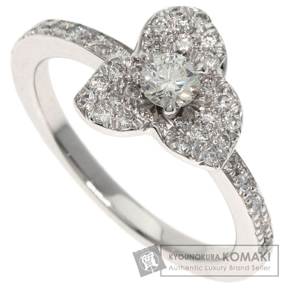 PIAGET Flower motif Diamond #48 Ring K18 White Gold Ladies [Used]