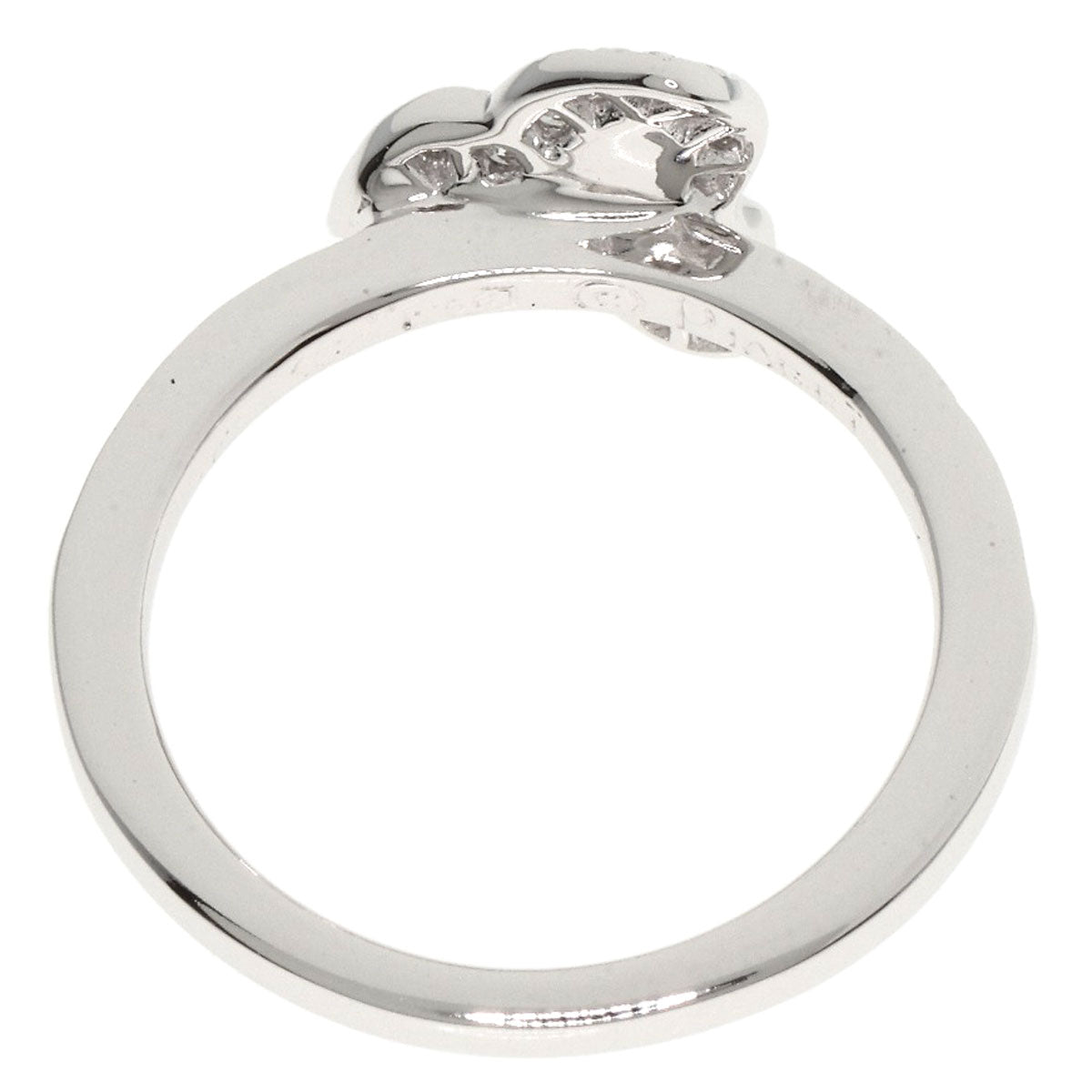 PIAGET Flower motif Diamond #48 Ring K18 White Gold Ladies [Used]