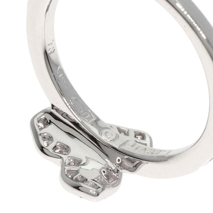 PIAGET Flower motif Diamond #48 Ring K18 White Gold Ladies [Used]