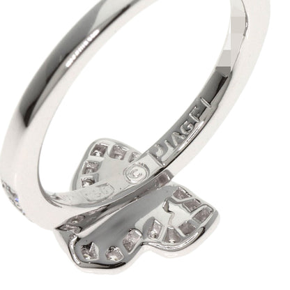 PIAGET Flower motif Diamond #48 Ring K18 White Gold Ladies [Used]