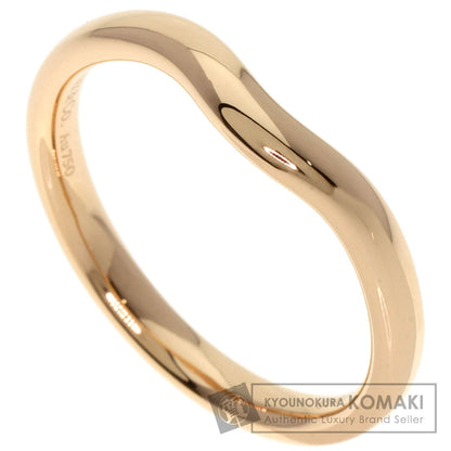 TIFFANY&Co. Curved band Ring K18 Pink Gold unisex [Used]