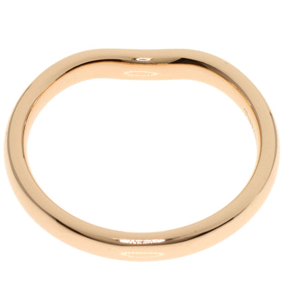 TIFFANY&Co. Curved band Ring K18 Pink Gold unisex [Used]
