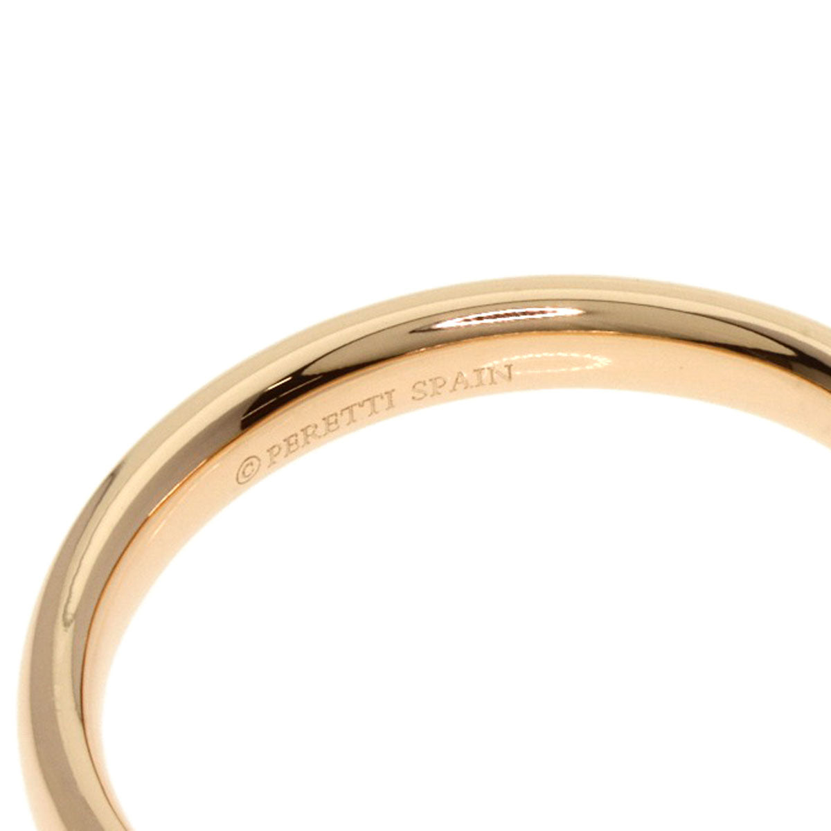 TIFFANY&Co. Curved band Ring K18 Pink Gold unisex [Used]