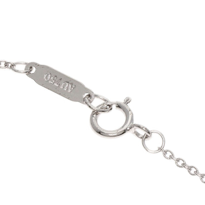 TIFFANY&Co. Bow Ribbon Diamond Bracelet K18 White Gold Ladies [Used]