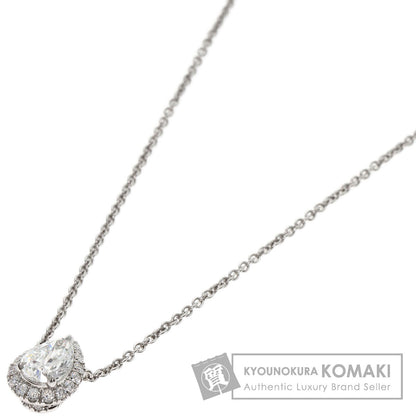 HARRY WINSTON Pear Shape Micropavé Diamond Necklace Platinum PT950 Ladies [Used]