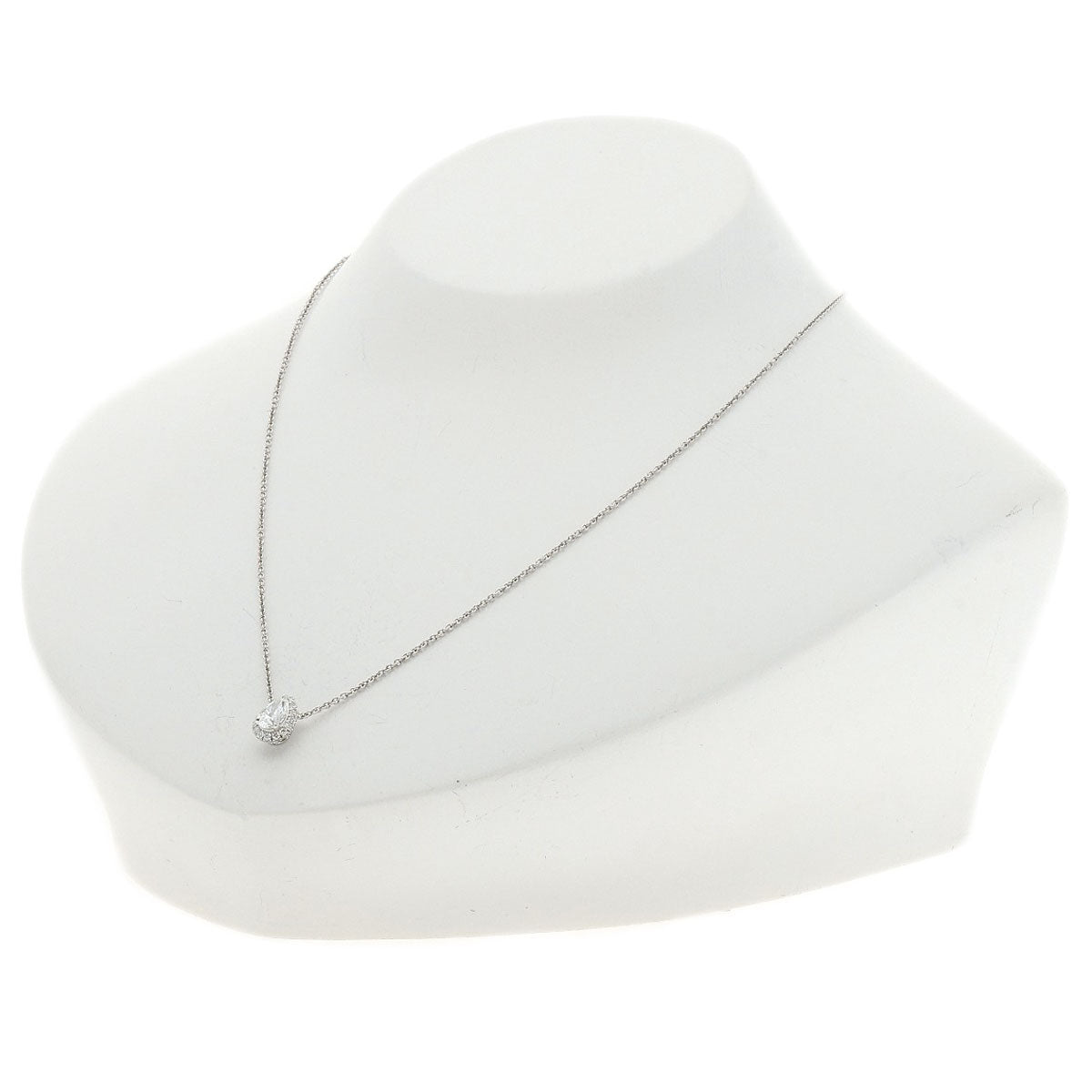 HARRY WINSTON Pear Shape Micropavé Diamond Necklace Platinum PT950 Ladies [Used]