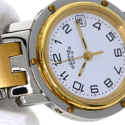 HERMES Clipper Watches CL4.220 Stainless Steel/SSxGP Ladies